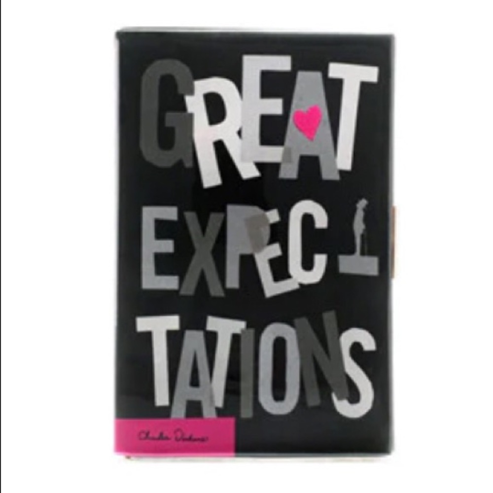 Kate spade book of the month great expectations clutch purse bag nwot
